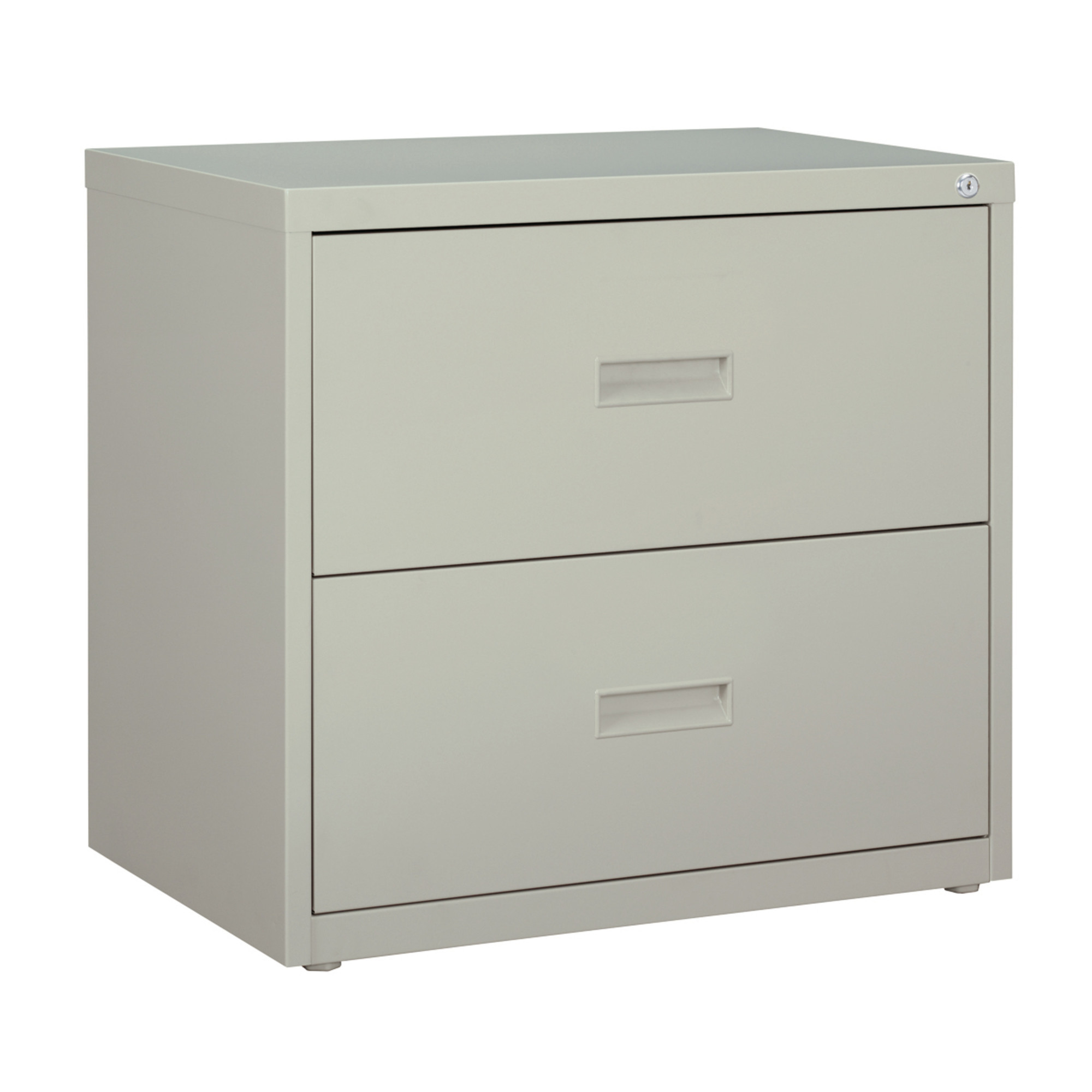 Hirsh Industries, 2 Drawer Lateral File Cabinet, Width 30 in, Depth 18.625 in, Height 28 in, Model# 19439